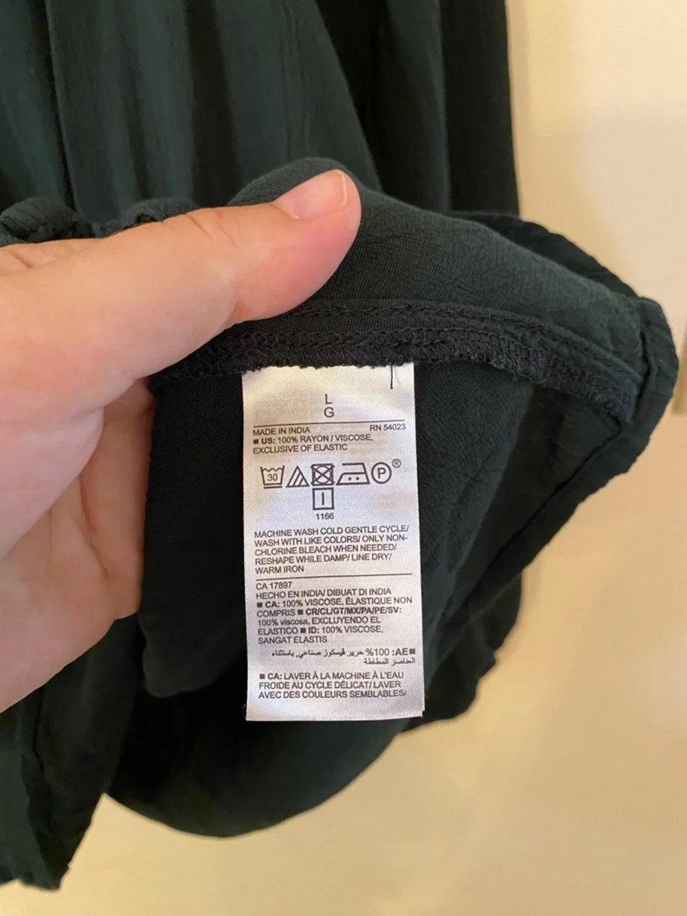 SOLD EBAY 15 Old Navy Dark Green Square Neck Long Sleeve Peplum Blouse Size L